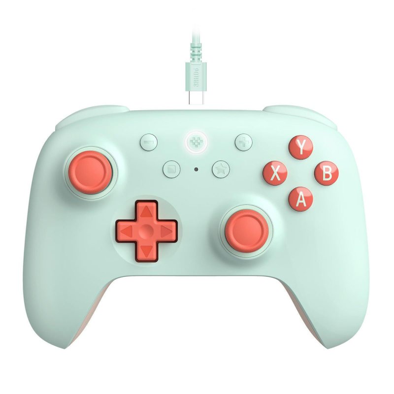 8BitDo Ultimate 2C Wired Ενσύρματο Gaming Controller για PC / Android με Hall Effect Mint