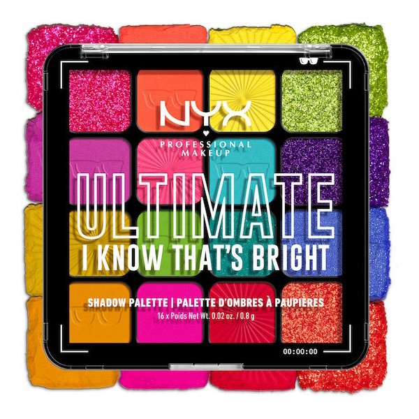 NYX Professional Makeup Ultimate Shadow Palette I Know That's Bright