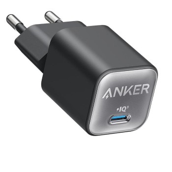 Anker 511 Nano 3 Φορτιστής GaN 30W USB-C Power Delivery Μαύρος Anker 511 Nano 3 Φορτιστής GaN 30W USB-C Power Delivery Μαύρος