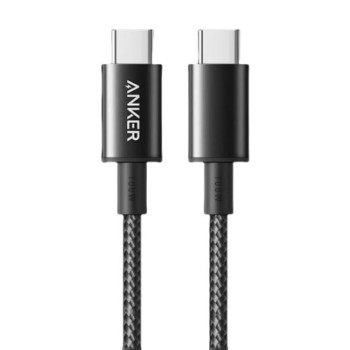 Anker Braided USB-C σε USB-C Καλώδιο Φόρτισης 100W Μαύρο