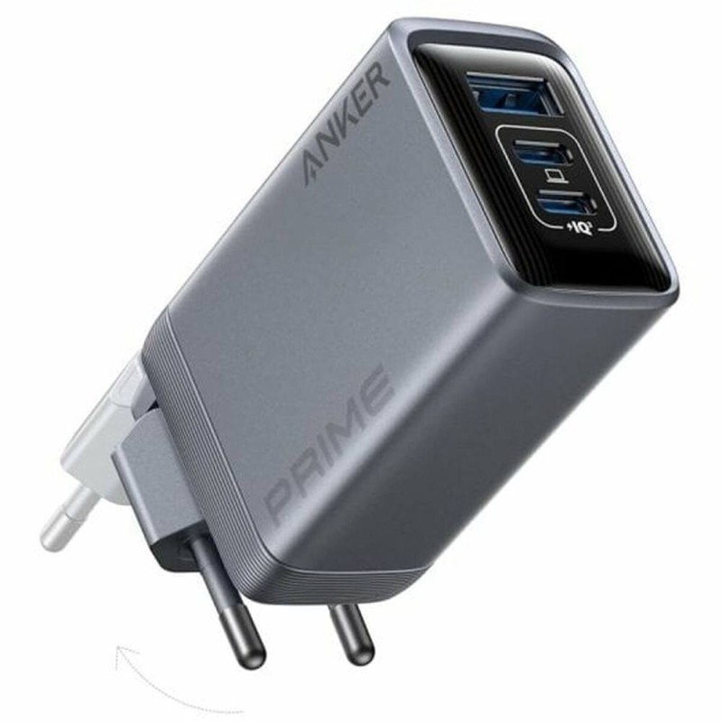 Anker Φορτιστής GaN 100W Power Delivery 2x USB-C & USB-A Μαύρος