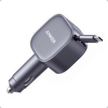 Anker Nano Φορτιστής Αυτοκινήτου 75W με Ανασυρόμενο USB-C Καλώδιο Anker Nano Φορτιστής Αυτοκινήτου 75W με Ανασυρόμενο USB-C Καλώδιο