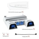 Dobe Multifunctional Βάση Φόρτισης & Ψύξης PS5 / Slim / Pro με 2 Θέσεις DualSense Λευκή Dobe Multifunctional Βάση Φόρτισης & Ψύξης PS5 / Slim / Pro με 2 Θέσεις DualSense Λευκή