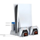 Dobe Multifunctional Βάση Φόρτισης & Ψύξης PS5 / Slim / Pro με 2 Θέσεις DualSense Λευκή Dobe Multifunctional Βάση Φόρτισης & Ψύξης PS5 / Slim / Pro με 2 Θέσεις DualSense Λευκή