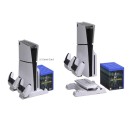 Dobe Multifunctional Βάση Φόρτισης & Ψύξης για PS5 / Slim / Pro με 2 Ανεμιστήρες Λευκή