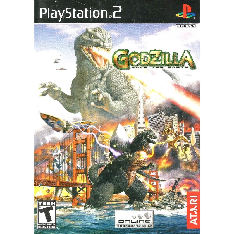 Godzilla Save the Earth - PS2 Used Game Godzilla Save the Earth - PS2 Used Game