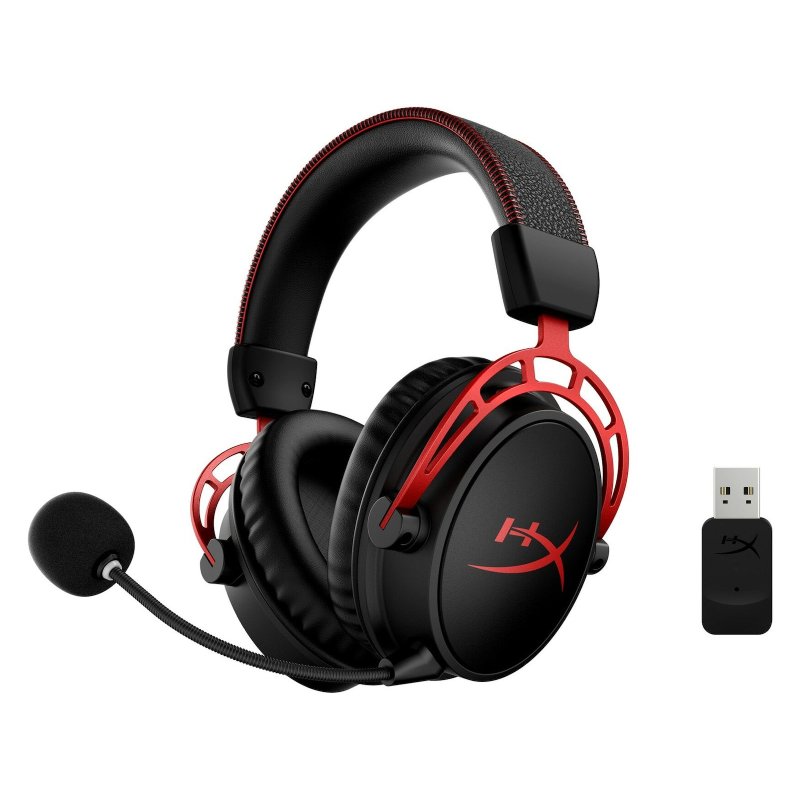 HyperX Cloud Alpha Wireless Gaming Headset 300h DTS 2.4GHz Μαύρο / Κόκκινο HyperX Cloud Alpha Wireless Gaming Headset 300h DTS 2.4GHz Μαύρο / Κόκκινο