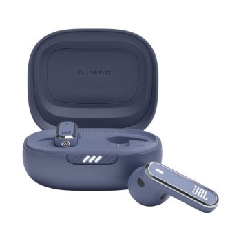 JBL Live Flex True Wireless Ακουστικά Bluetooth ANC με Θήκη Φόρτισης Μπλε