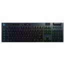 Keyboard Logitech G915 Lightspeed GL Tactile RGB Ασύρματο Gaming Πληκτρολόγιο (Αγγλικό US)