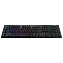Keyboard Logitech G915 Lightspeed GL Tactile RGB Ασύρματο Gaming Πληκτρολόγιο (Αγγλικό US)