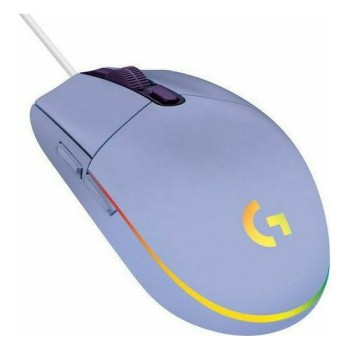 Logitech G203 LIGHTSYNC RGB Gaming Mouse 8000 DPI Μωβ