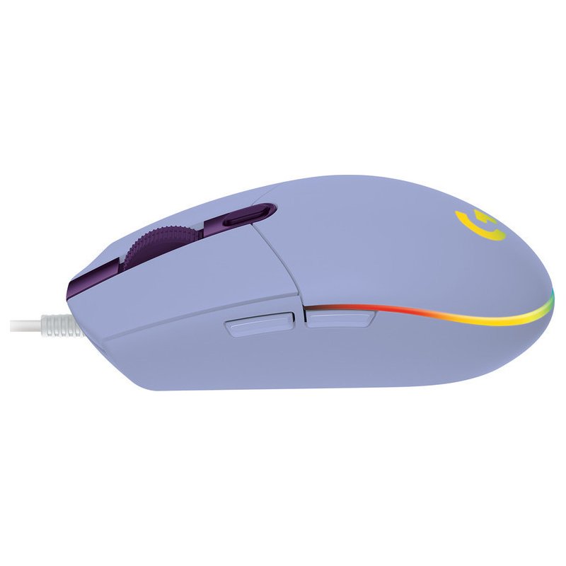 Logitech G203 LIGHTSYNC RGB Gaming Mouse 8000 DPI Μωβ