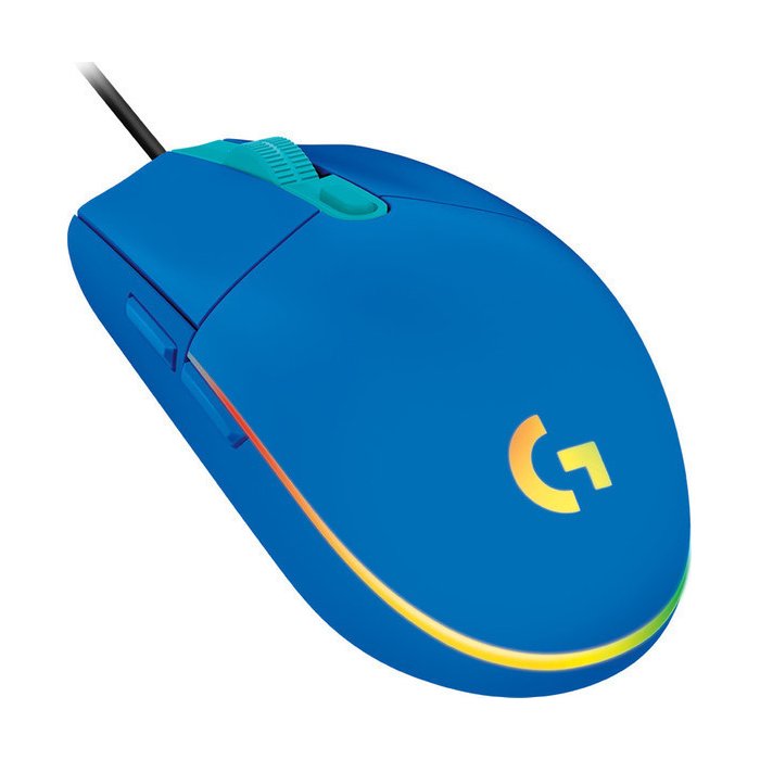Logitech G203 LIGHTSYNC RGB Gaming Mouse 8000 DPI Μπλε