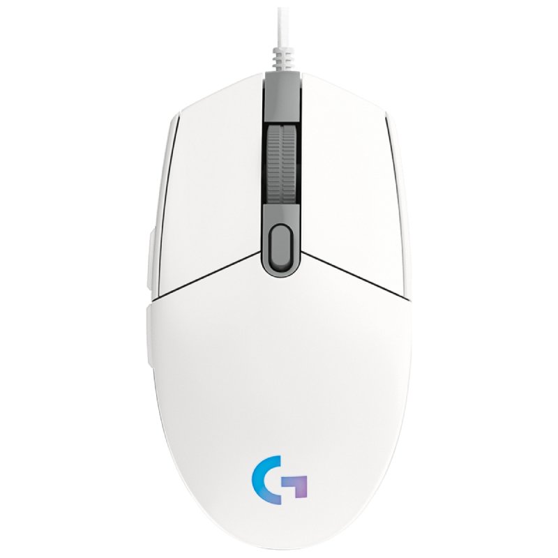 Logitech G203 LIGHTSYNC RGB Gaming Mouse 8000 DPI Λευκό