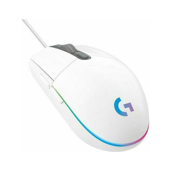 Logitech G203 LIGHTSYNC RGB Gaming Mouse 8000 DPI Λευκό