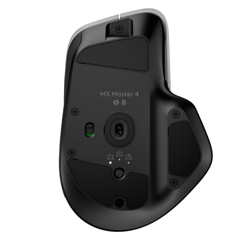 Logitech MX Master 4 for Mac Ασύρματο Εργονομικό Bluetooth Ποντίκι 8000 DPI Space Black