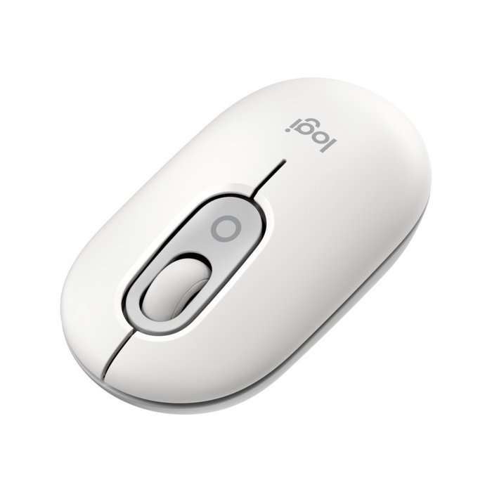 Logitech POP Emoji Ασύρματο Bluetooth Ποντίκι Off White