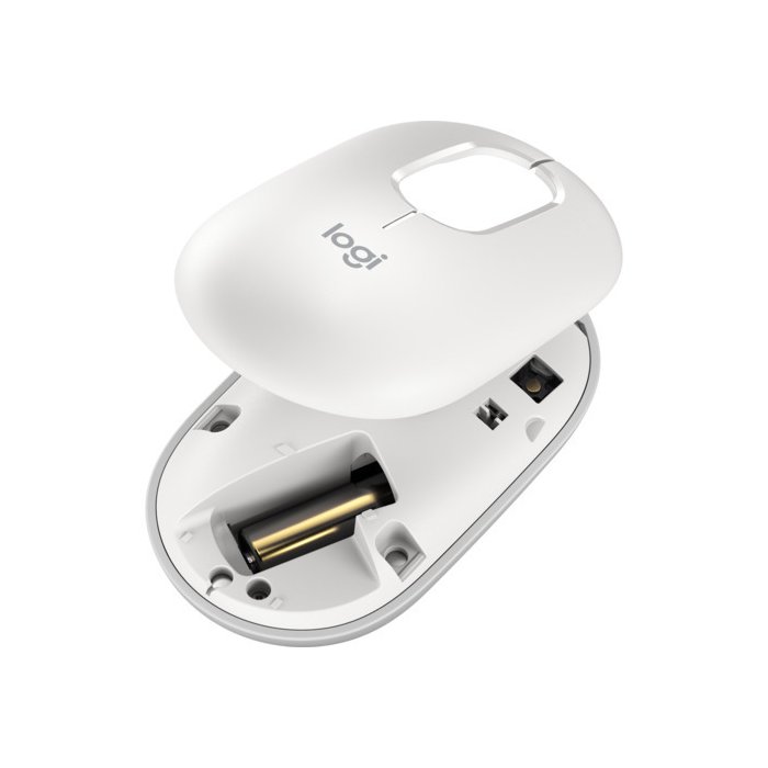 Logitech POP Emoji Ασύρματο Bluetooth Ποντίκι Off White