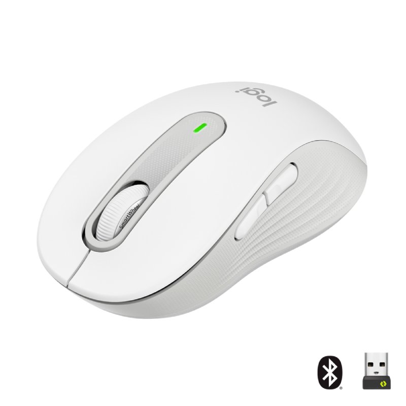 Logitech Signature M650 Ασύρματο Bluetooth Ποντίκι Off White