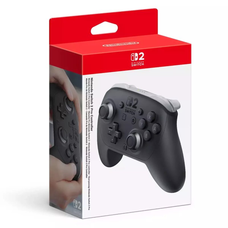 Nintendo Switch 2 Pro Controller Ασύρματο Χειριστήριο Μαύρο