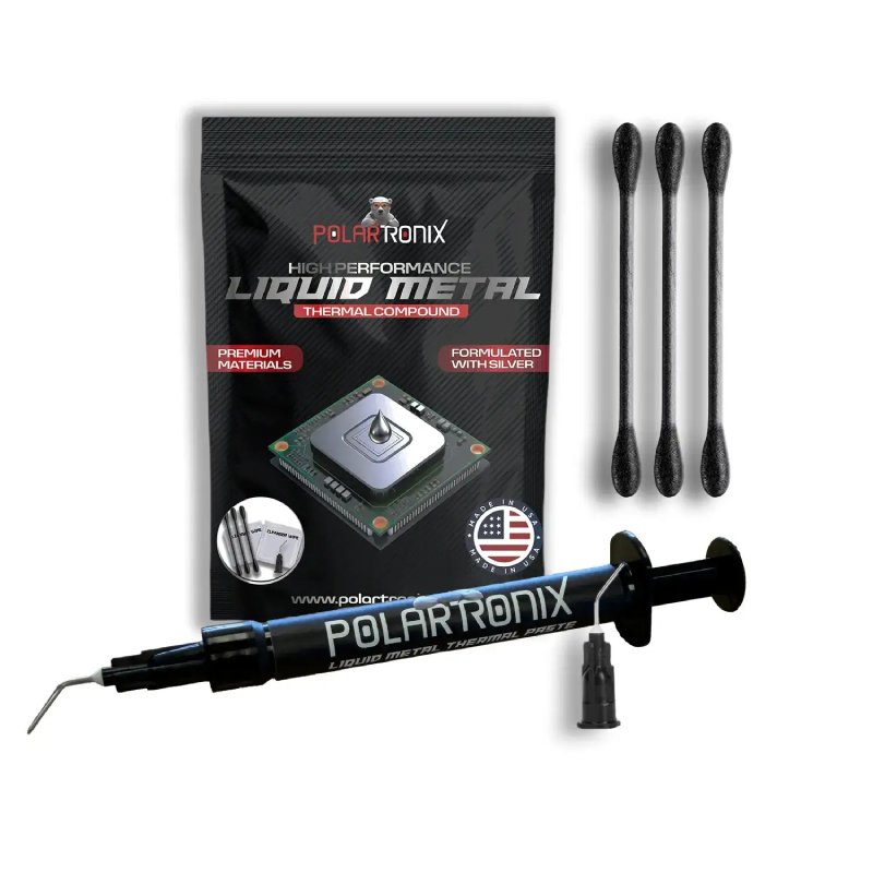 Polartronix Liquid Metal Θερμοαγώγιμη Πάστα 130W/mK 1.5g για PS5 / CPU / GPU