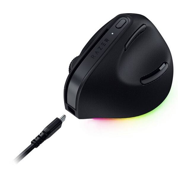 Razer Pro Click V2 Vertical Ασύρματο RGB Gaming Ποντίκι 30000 DPI Μαύρο