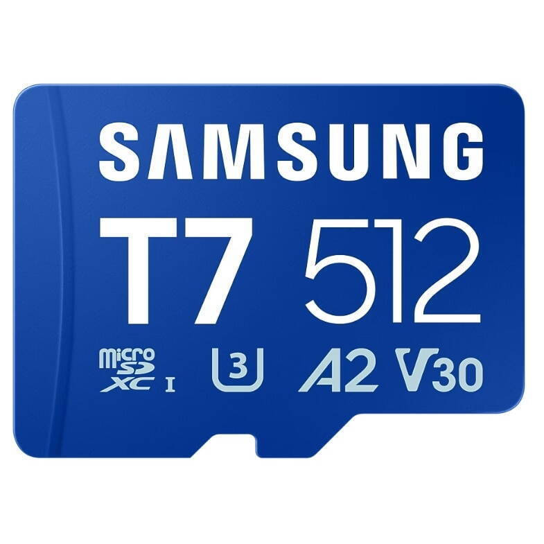 Samsung T7 microSDXC 512GB UHS-I U3 V30 A2 170MB/s