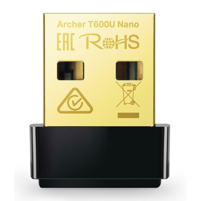TP-Link Archer T600U Nano AC600 Dual Band WiFi USB Adapter 600Mbps