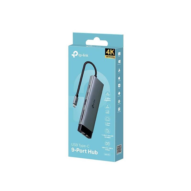 TP-Link UH9120C USB-C Docking Station 9-in-1 με HDMI 4K, PD 100W & Gigabit Ethernet TP-Link UH9120C USB-C Docking Station 9-in-1 με HDMI 4K, PD 100W & Gigabit Ethernet