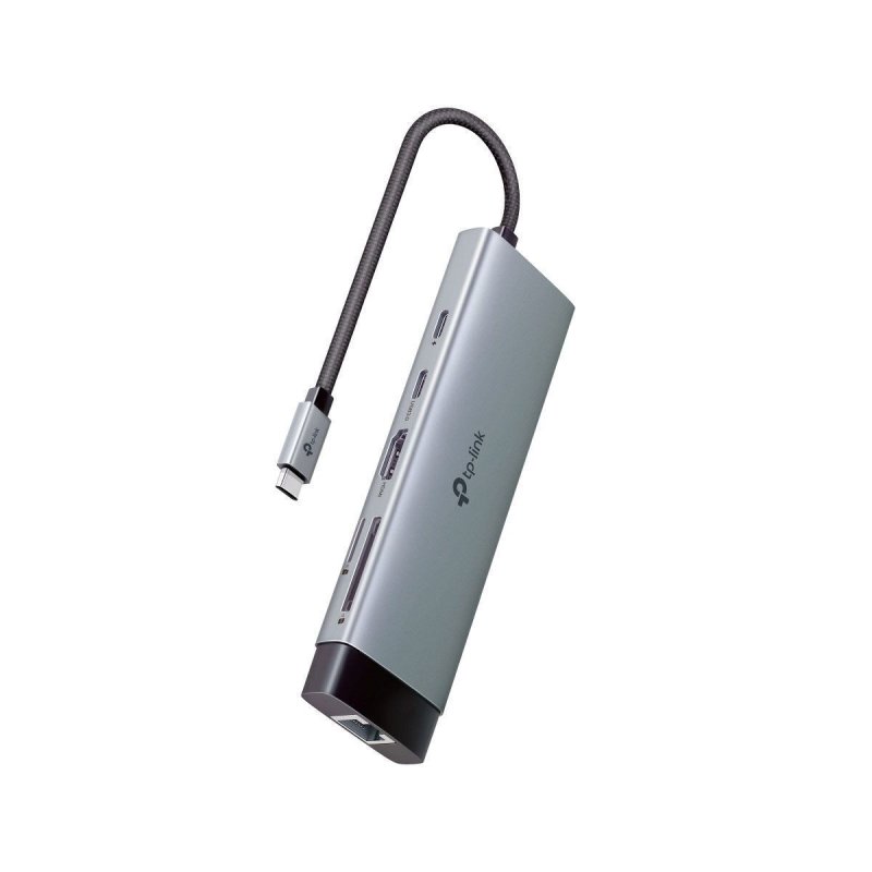 TP-Link UH9120C USB-C Hub 9-in-1 με HDMI 4K PD 100W Ethernet Γκρι