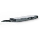 TP-Link UH9120C USB-C Hub 9-in-1 με HDMI 4K PD 100W Ethernet Γκρι