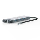 TP-Link UH9120C USB-C Hub 9-in-1 με HDMI 4K PD 100W Ethernet Γκρι