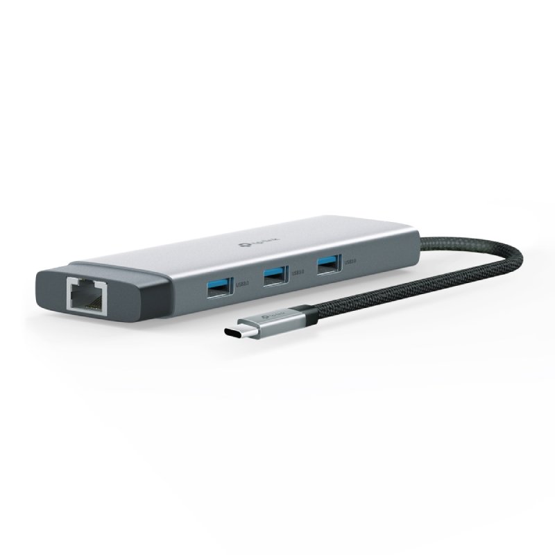 TP-Link UH9120C USB-C Hub 9-in-1 με HDMI 4K PD 100W Ethernet Γκρι