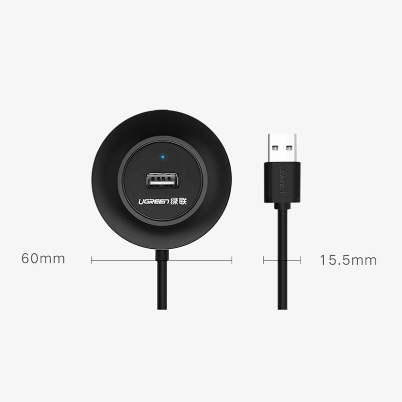 USB Hub Ugreen CR106 4 Θυρών USB 2.0 με σύνδεση USB-A
