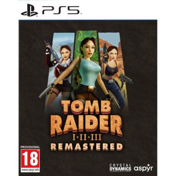 Tomb Raider I-III Remastered Starring Lara Croft - PS5 Used Game Tomb Raider I-III Remastered Starring Lara Croft - PS5 Used Game