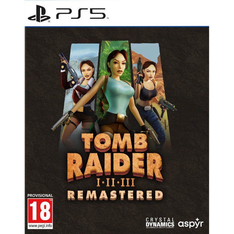 Tomb Raider I-III Remastered Starring Lara Croft - PS5 Used Game