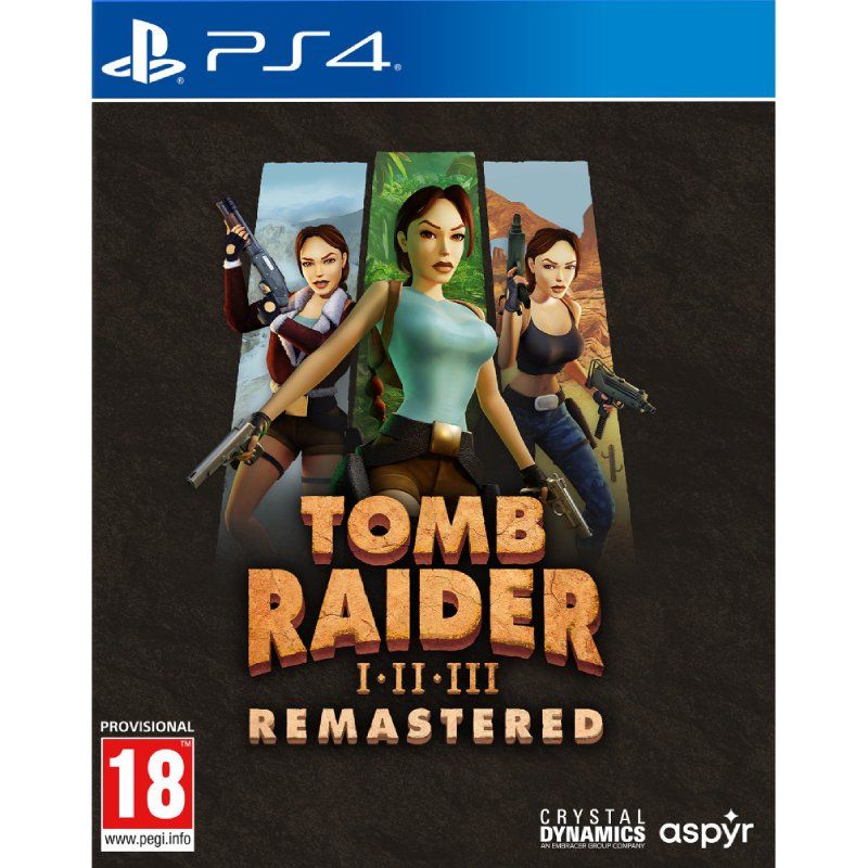 Tomb Raider I-III Remastered Starring Lara Croft - PS4 Game