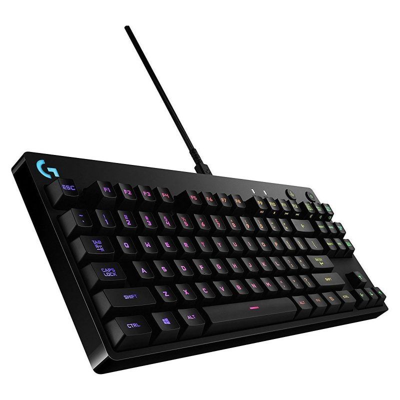 Logitech G PRO TKL RGB Μηχανικό Gaming Πληκτρολόγιο GX Blue US