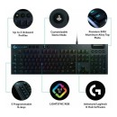 Logitech G815 LIGHTSYNC RGB Μηχανικό Gaming Πληκτρολόγιο GL Tactile US