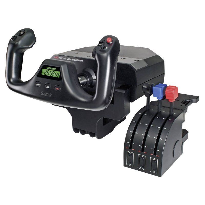 Logitech G Saitek Pro Flight Yoke System με Throttle Quadrant για PC