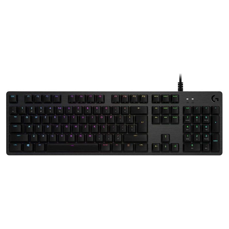 Logitech G512 RGB Μηχανικό Gaming Πληκτρολόγιο GX Brown US