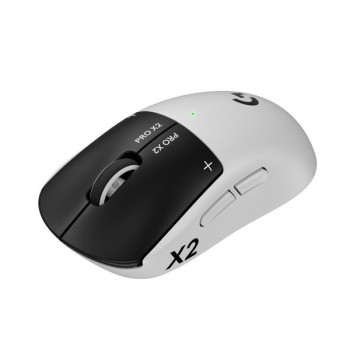 Logitech G PRO X2 SUPERSTRIKE Ασύρματο Gaming Ποντίκι 44000 DPI Μαύρο / Λευκό