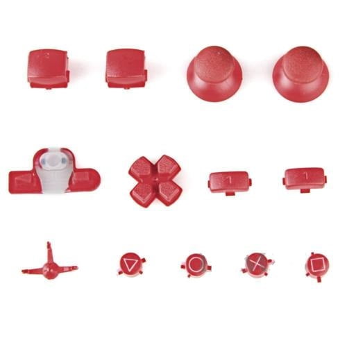 Buttons Set Mod Kits Red Κουμπιά Κόκκινα - PS3 Controller