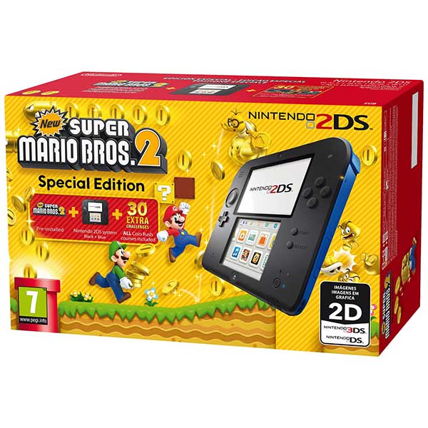 Κονσόλα Nintendo 2DS Special Edition Black Blue & New Super Mario Bros Pre Istalled