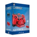 4Gamers Dual Charge & Stand Βάση Red - PS4 Controller