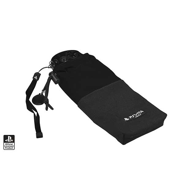 4Gamers Officially Licensed Clean 'n' Protect Pouch Case Black - PS Vita Console