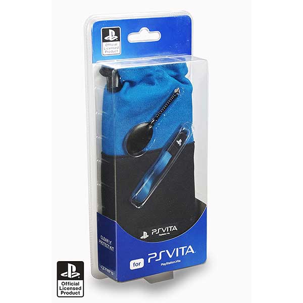 4Gamers Officially Licensed Clean 'n' Protect Pouch Case Blue - PS Vita Console