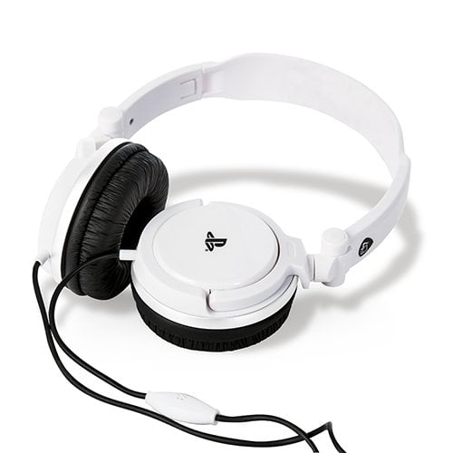 Headset 4Gamers PRO4-10 Stereo Gaming Ακουστικά Wired White - PS4 / PS Vita