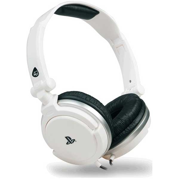 Headset 4Gamers PRO4-10 Stereo Gaming Ακουστικά Wired White - PS4 / PS Vita