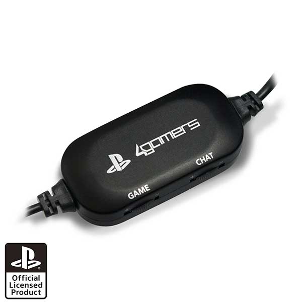 Headset 4Gamers PRO4-10 Stereo Gaming Ακουστικά Wired Black - PS4 / PS Vita
